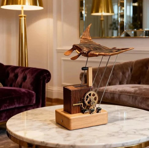 Handmade Wooden Manta Ray